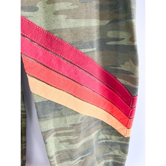 Aviator Nation | Chevron Stripe Sweatpants in Camo | Sz XL - Picture 6 of 14